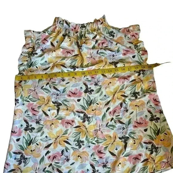Unbranded Women's Ruffle Sleeve Floral Tank Top. - Picture 4 of 9